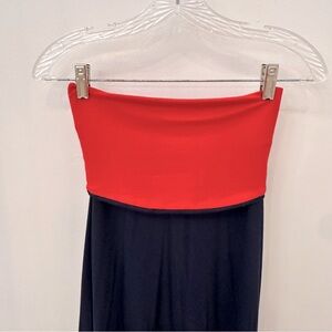 Gap strapless midi dress skirt Boho Beach COO 2-n-1 Convertible petite XSmall